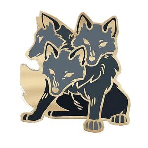 Harry Potter Hagrid Three-Headed Dog Fluffy Enamel Pin 288-1